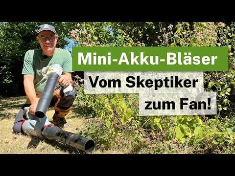 Mini-Akku-Laubbläser im Härtetest: Genialer Garten-Hack oder Quatsch? 🍃💨